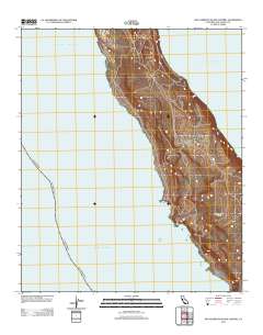 San Clemente Island Central 2012 topographic map thumbnail