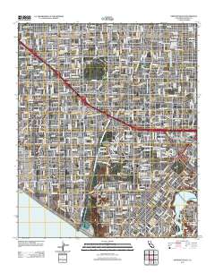 Newport Beach 2012 topographic map thumbnail