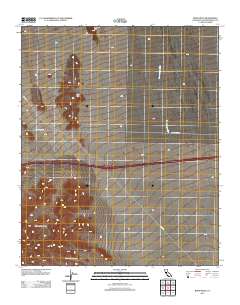 Blind Hills 2012 topographic map thumbnail