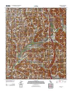 Bonsall 2012 topographic map thumbnail