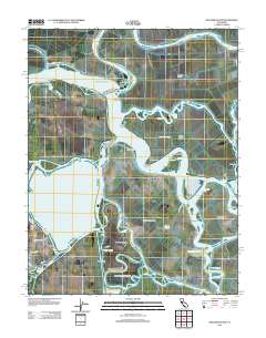 Bouldin Island 2012 topographic map thumbnail