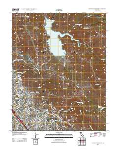 Calaveras Reservoir 2012 topographic map thumbnail