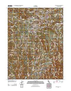 Grass Valley 2012 topographic map thumbnail