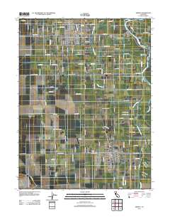 Gridley 2012 topographic map thumbnail