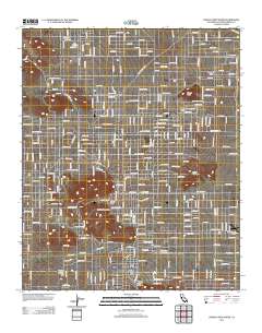 Joshua Tree North 2012 topographic map thumbnail