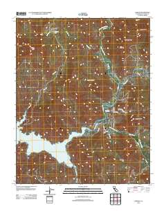 Kaweah 2012 topographic map thumbnail