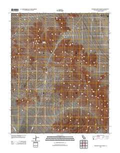 Mesquite Mountains 2012 topographic map thumbnail