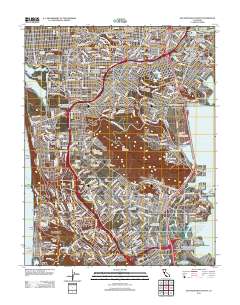 San Francisco South 2012 topographic map thumbnail