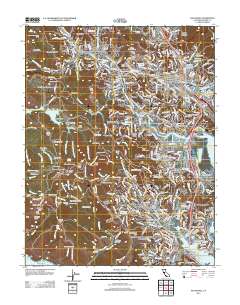 San Rafael 2012 topographic map thumbnail