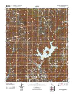 San Vicente Reservoir 2012 topographic map thumbnail