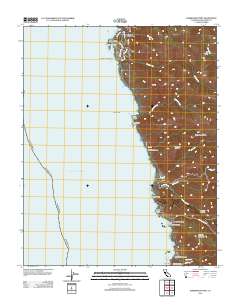 Soberanes Point 2012 topographic map thumbnail