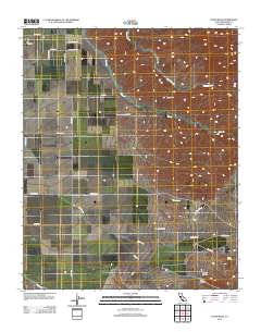 Tejon Hills 2012 topographic map thumbnail