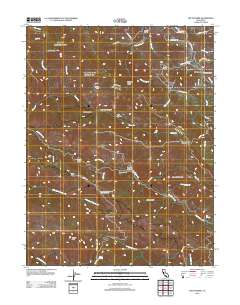 The Geysers 2012 topographic map thumbnail