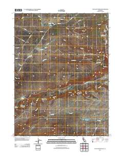 Tuscan Buttes NE 2012 topographic map thumbnail