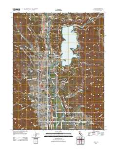Ukiah 2012 topographic map thumbnail