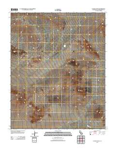 Valjean Hills 2012 topographic map thumbnail