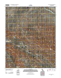 West Elk Hills 2012 topographic map thumbnail
