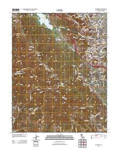 Woodside 2012 topographic map thumbnail