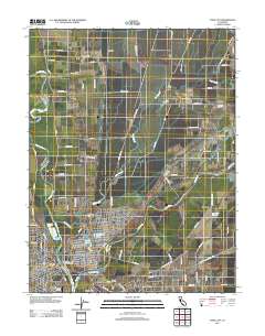 Yuba City 2012 topographic map thumbnail