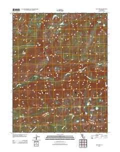Ten Lakes 2012 topographic map thumbnail
