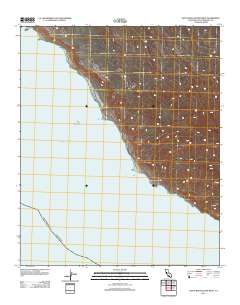 Santa Rosa Island West 2012 topographic map thumbnail