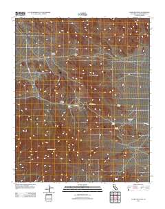 Clark Mountain 2012 topographic map thumbnail