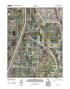 Clarksburg 2012 topographic map thumbnail