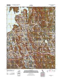 Clarksville 2012 topographic map thumbnail