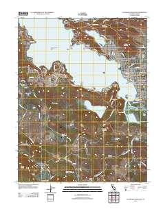 Clearlake Highlands 2012 topographic map thumbnail