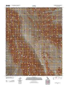 Cleghorn Lakes 2012 topographic map thumbnail