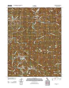 Comptche 2012 topographic map thumbnail