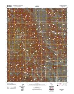 Coso Peak 2012 topographic map thumbnail