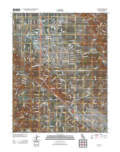Cotati 2012 topographic map thumbnail
