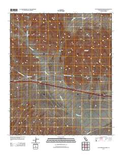 Cottonwood Basin 2012 topographic map thumbnail