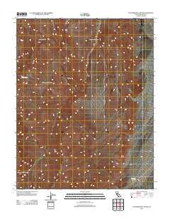 Cottonwood Canyon 2012 topographic map thumbnail