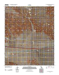 Cottonwood Spring 2012 topographic map thumbnail