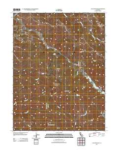 Cow Mountain 2012 topographic map thumbnail