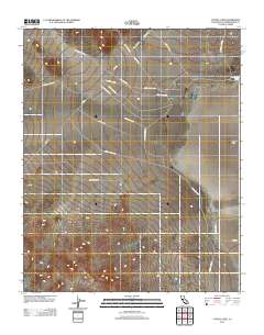 Coyote Lake 2012 topographic map thumbnail