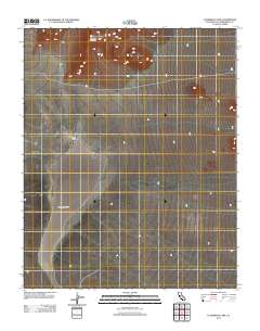 Cuddeback Lake 2012 topographic map thumbnail