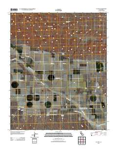 Cuyama 2012 topographic map thumbnail
