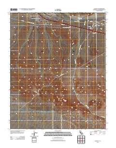 Daggett 2012 topographic map thumbnail