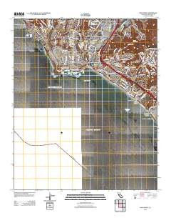 Dana Point 2012 topographic map thumbnail