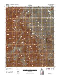 Dantes View 2012 topographic map thumbnail