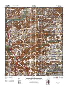 Del Mar 2012 topographic map thumbnail