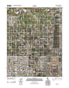 Denair 2012 topographic map thumbnail
