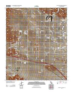 Desert Hot Springs 2012 topographic map thumbnail