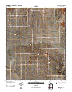 Amboy Crater 2012 topographic map thumbnail
