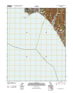 Point Ano Nuevo 2012 topographic map thumbnail