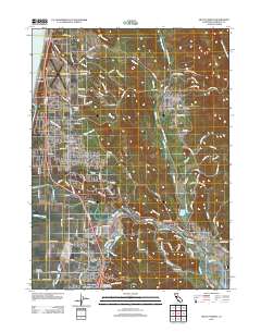 Arcata North 2012 topographic map thumbnail