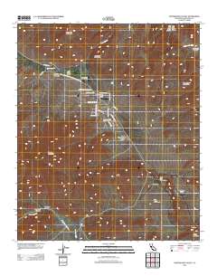 Earthquake Valley 2012 topographic map thumbnail
